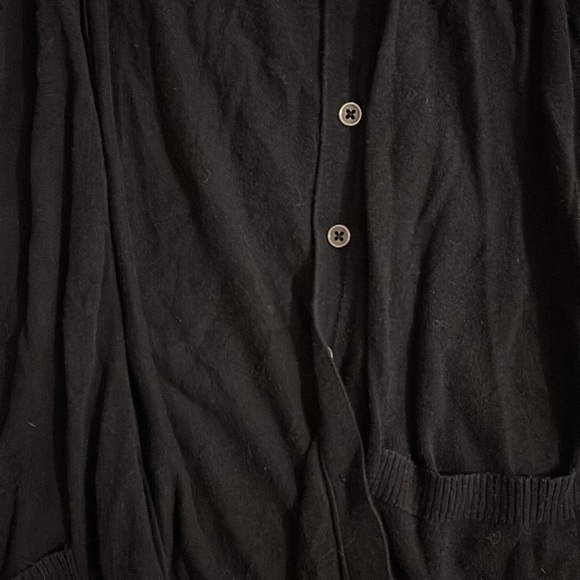 Juniors Black Sweater Cardigan - Picture 2 of 4